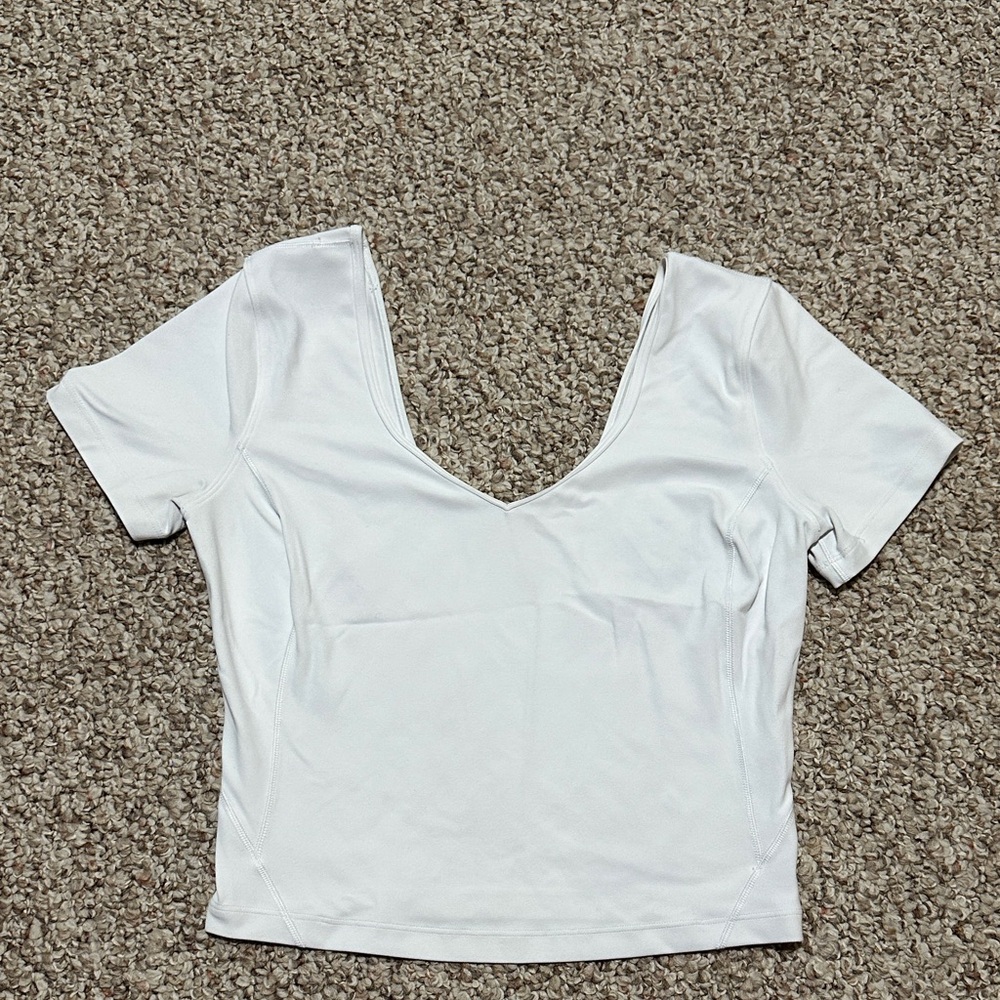 Lululemon white align t shirt